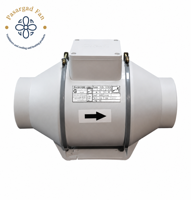 فن بین کانالی دمنده مدل VLN-10C2S سایز ۱۰ سانت
